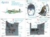 Quinta Studio QD48205 Spitfire Mk.II 3D-Printed & coloured Interior on decal paper (Eduard) 1/48